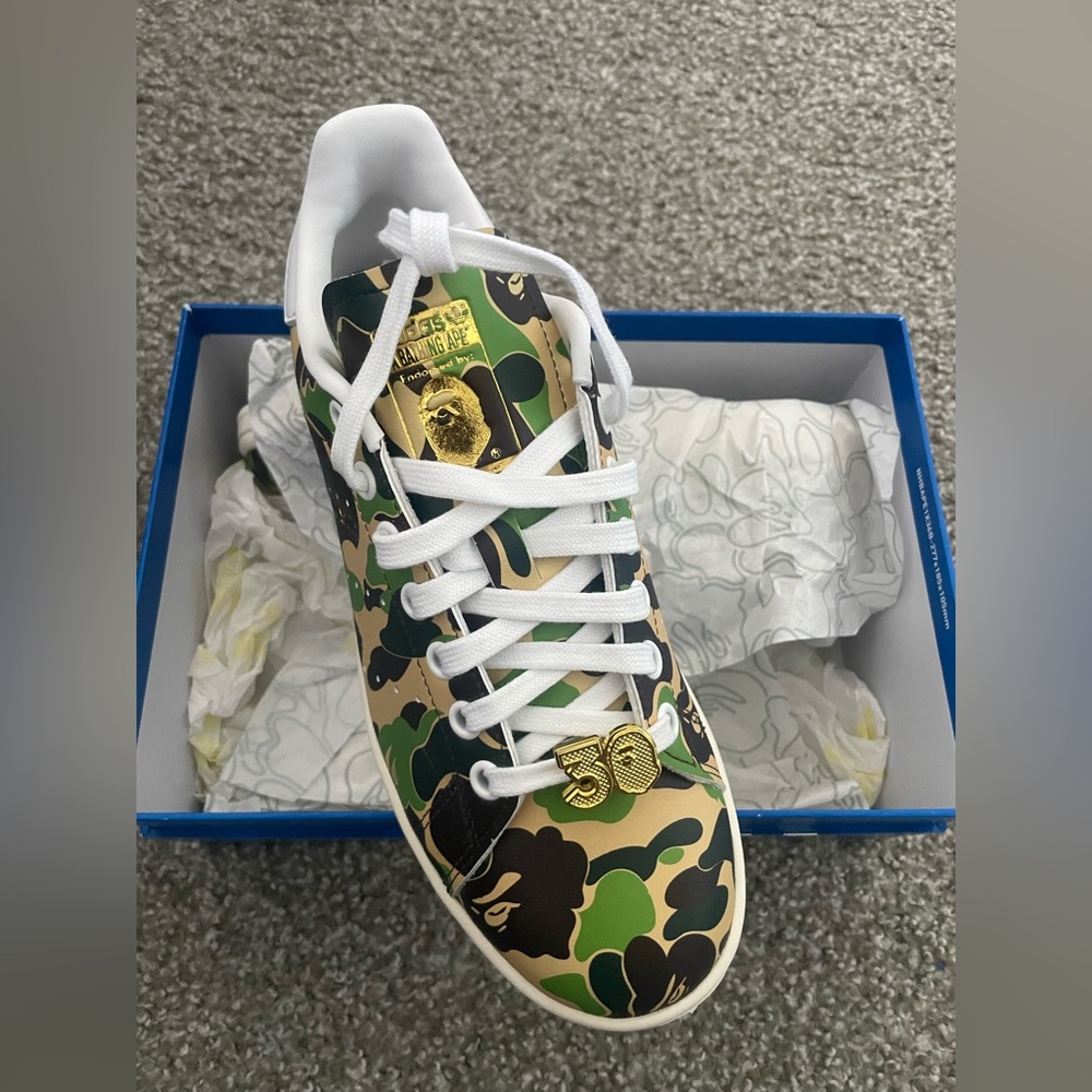BAPE x Adidas Stan Smith Sneakers
